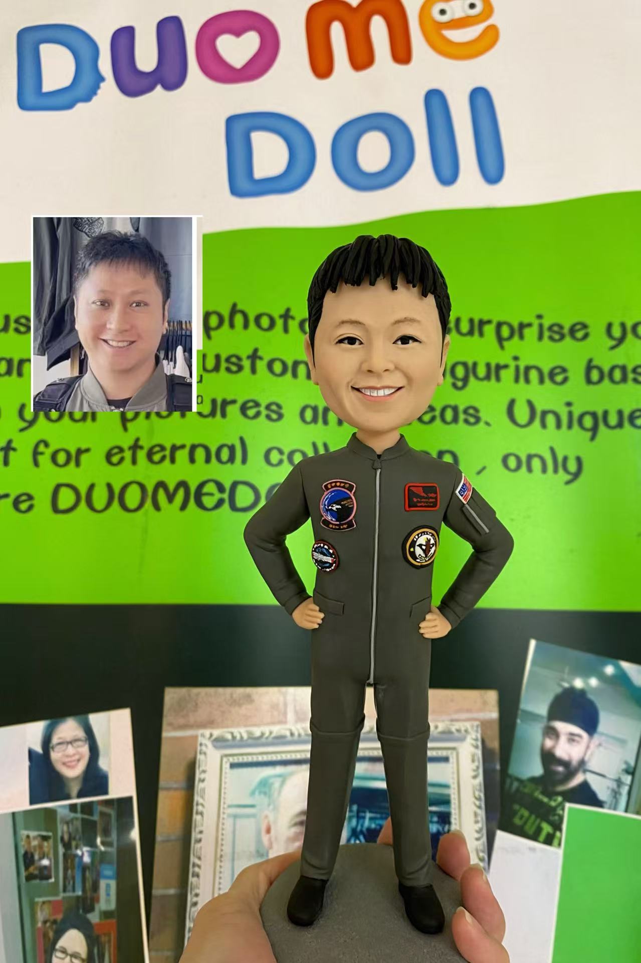 Customizable Handcrafted Polymer Clay Doll