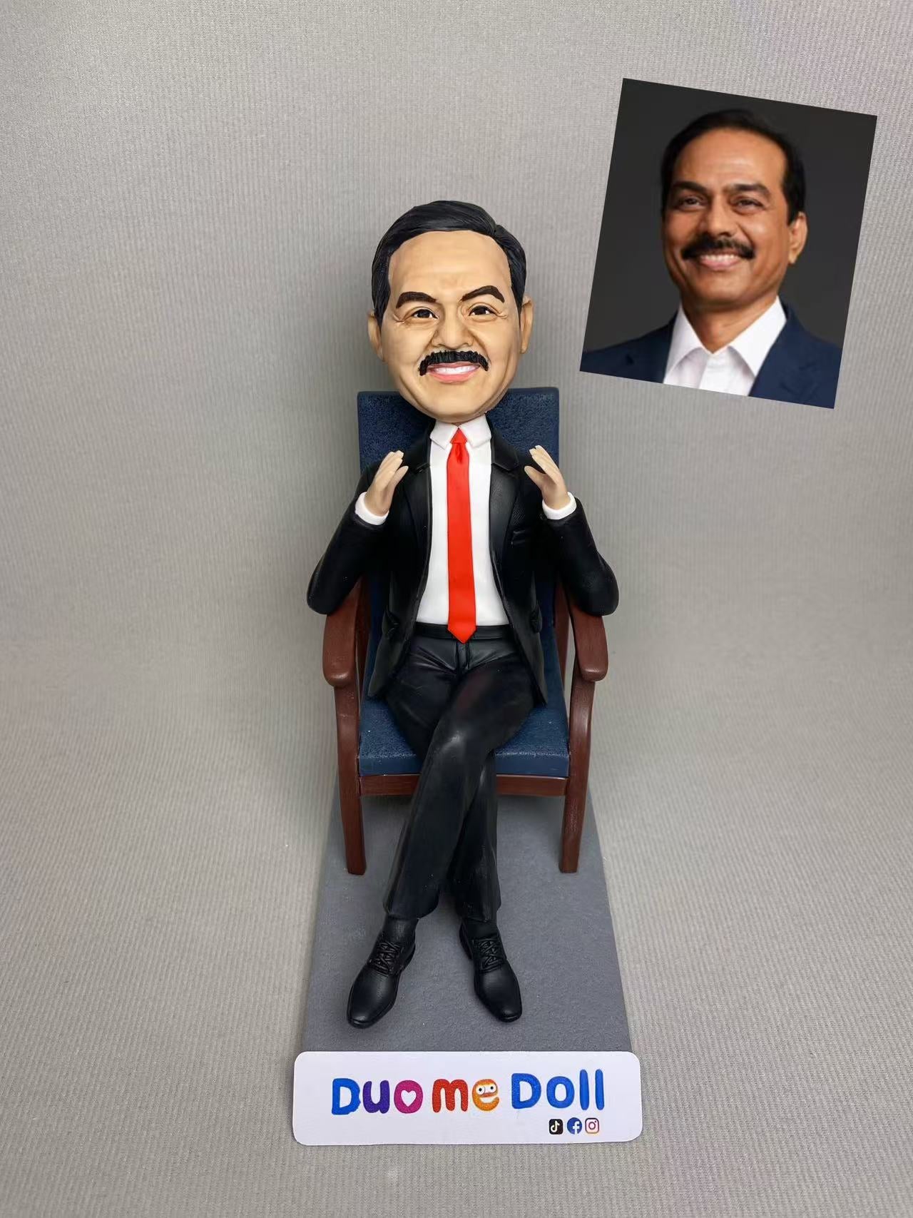 Customizable Handcrafted Polymer Clay Doll