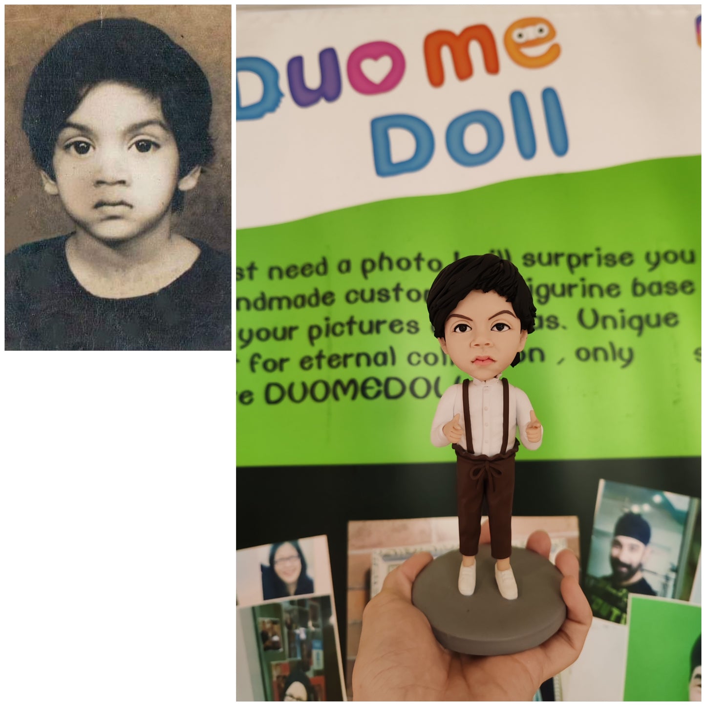 Customizable Handcrafted Polymer Clay Doll