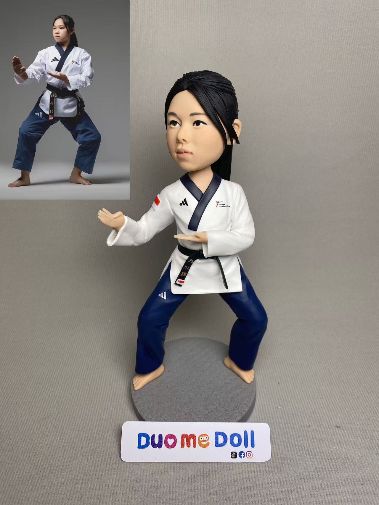 Customizable Handcrafted Polymer Clay Doll