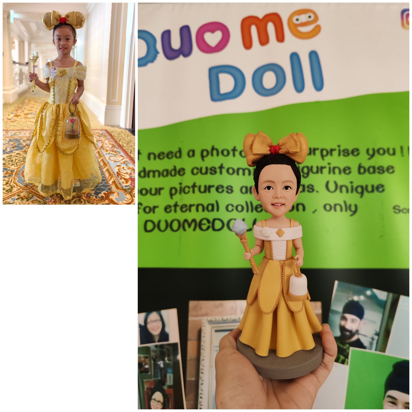 Customizable Handcrafted Polymer Clay Doll