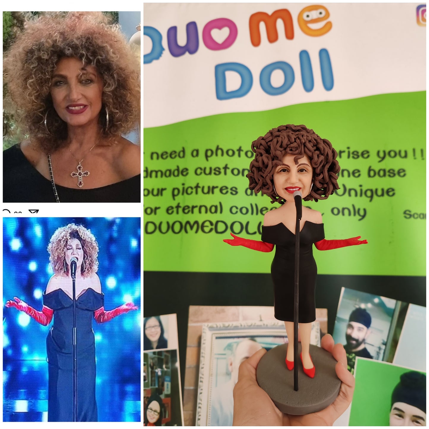 Customizable Handcrafted Polymer Clay Doll