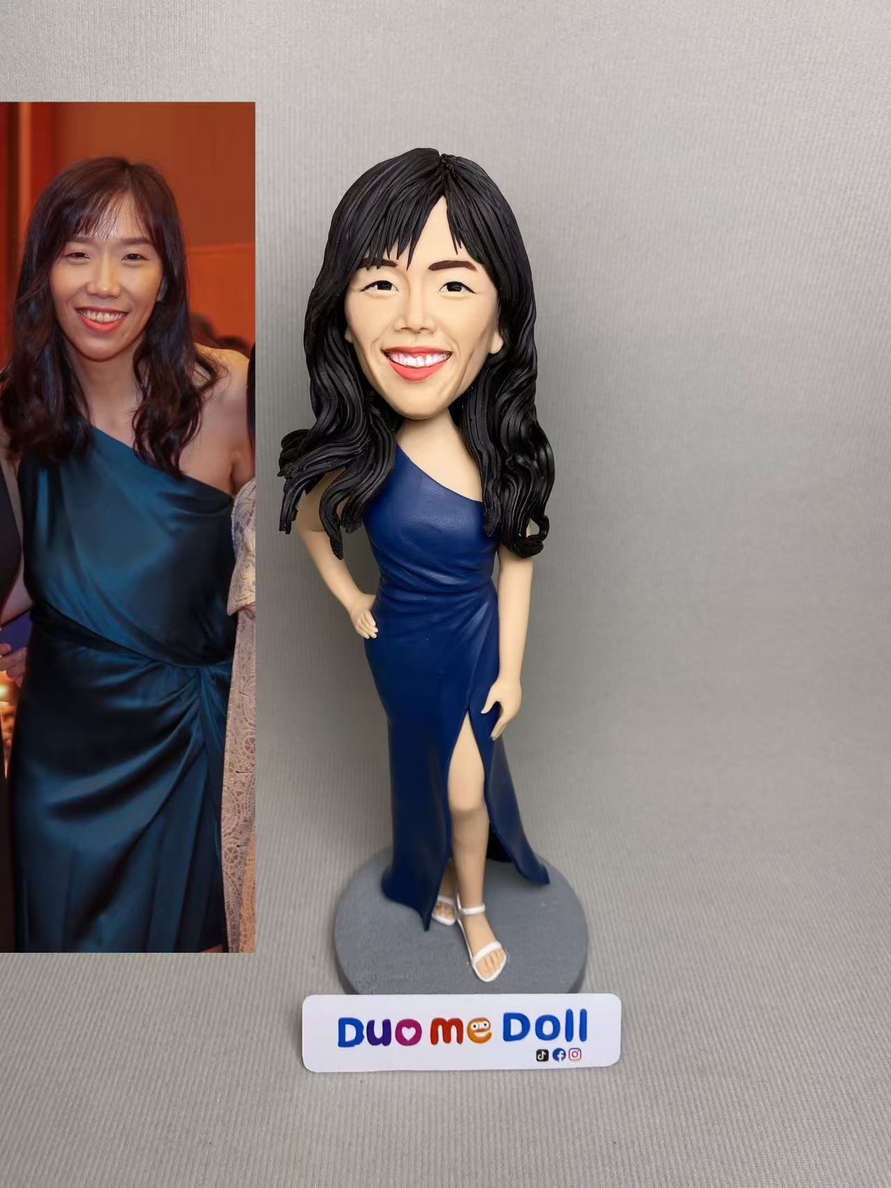 Customizable Handcrafted Polymer Clay Doll