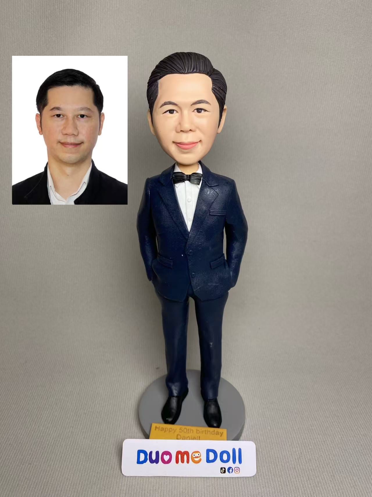 Customizable Handcrafted Polymer Clay Doll