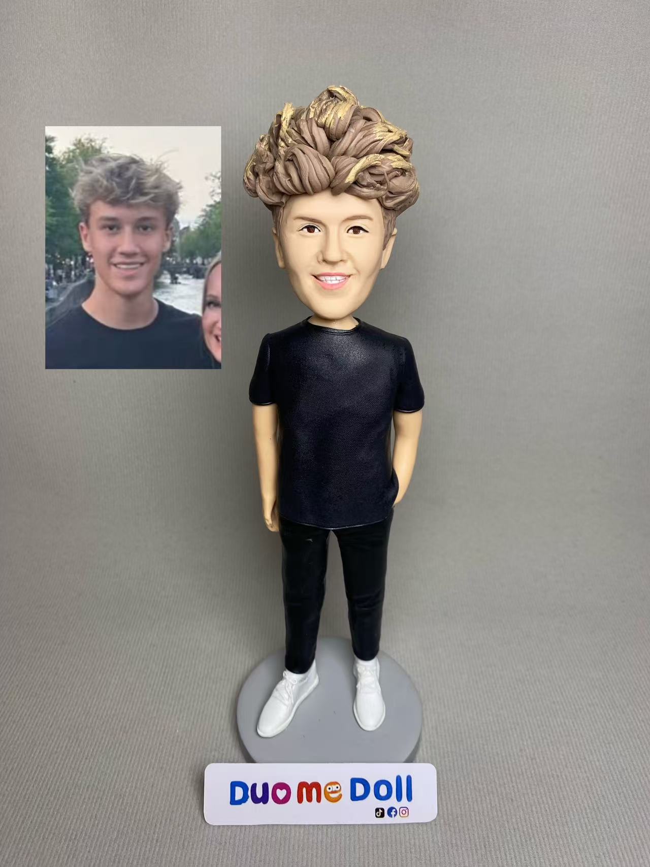 Customizable Handcrafted Polymer Clay Doll