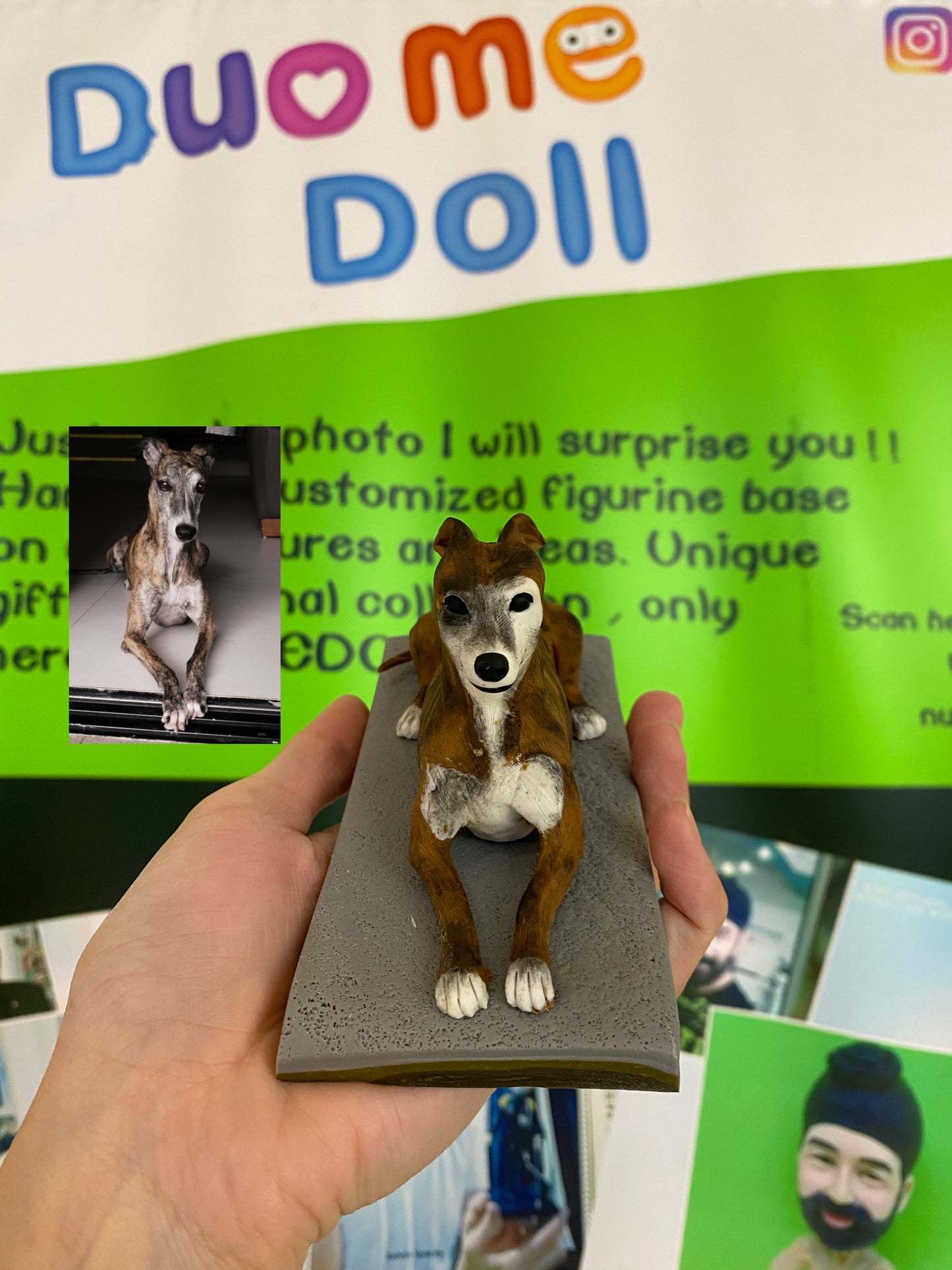 Realistic Custom Dog Sculpture Figurine of your pet cake topper