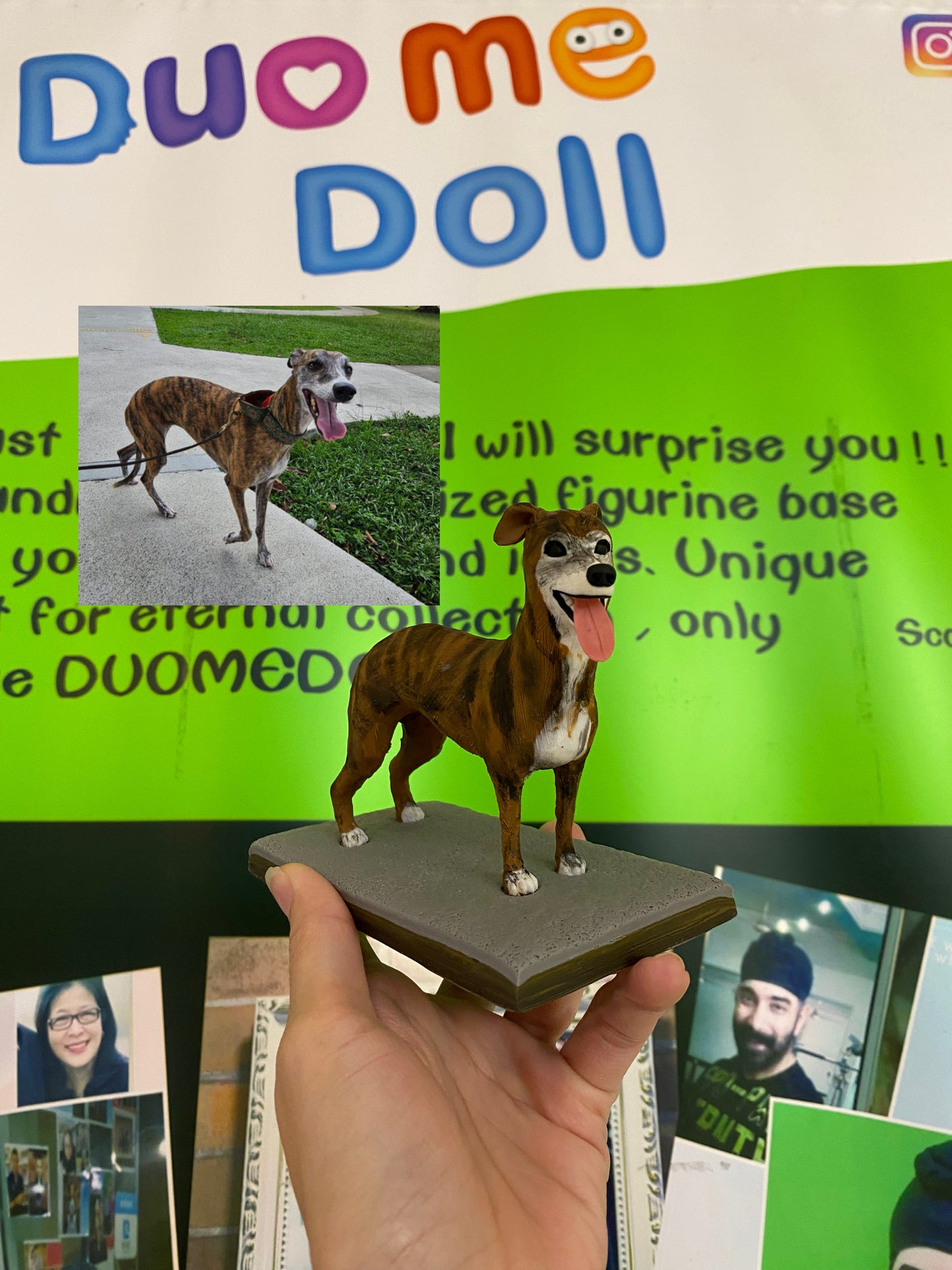 Realistic Custom Dog Sculpture Figurine of your pet cake topper