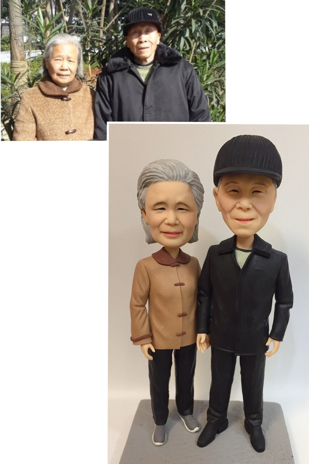 japanese kimono traditional costume wedding Cake topper birthday cake doll clay doll customise bobblehead anniversary valentines gift