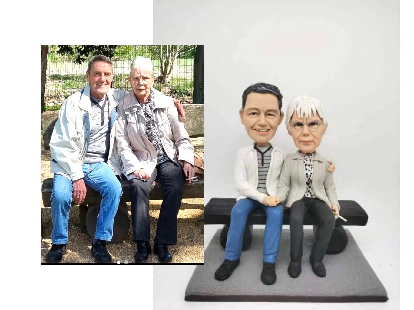 japanese kimono traditional costume wedding Cake topper birthday cake doll clay doll customise bobblehead anniversary valentines gift